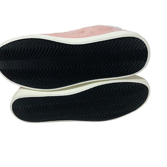 Isaac Mizrahi Sneakers ~ 8M Faux Suede Lace Up Crystal Pink Shoes Fashion NEW - Picture 7 of 8